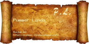 Pummer Linda névjegykártya