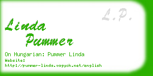 linda pummer business card
